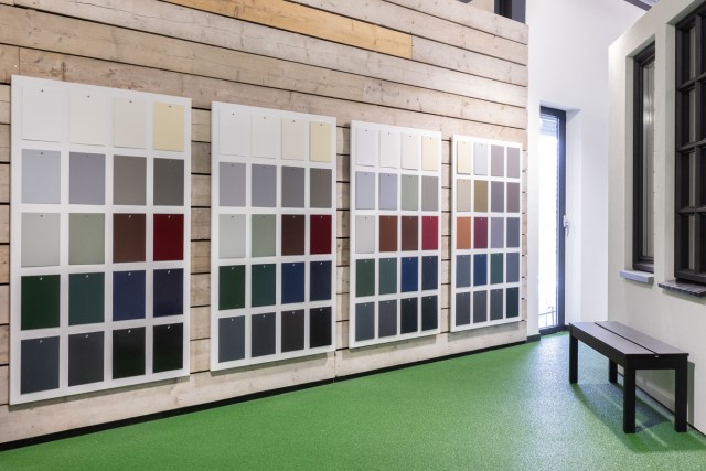 Aluminium vouwwanden kleuren